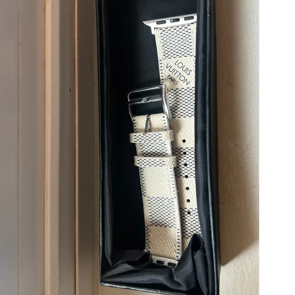 ReVuitton Damier Azur Watch Band for Apple Watch Ultra